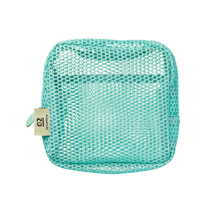 Mesh Collection Square Pouch - Mint