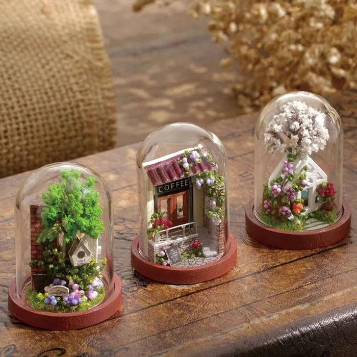 Miniature Scenes From Glass Cover - Magic Forest