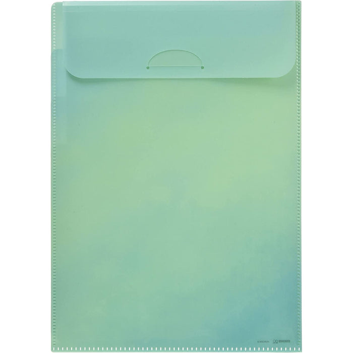 Miorin ST Clear File with 3 Pockets - Mint Green