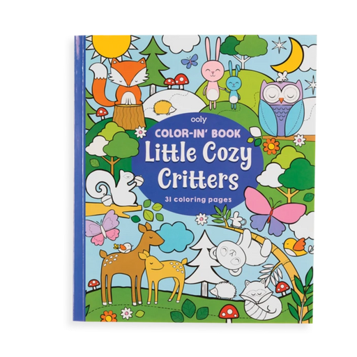 Ooly Little Cozy Critters Coloring Book