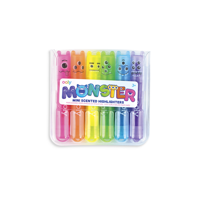 Ooly Mini Monster Scented Markers- Set Of 6