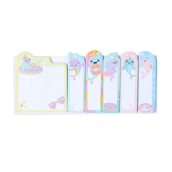 Ooly Note Pals Sticky Tabs - Nom Nom Narwhals