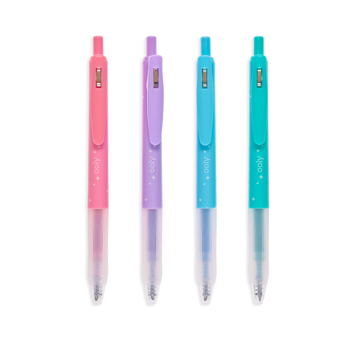 Ooly Oh My Glitter! Retractable Gel Pens - Set of 4