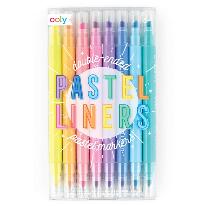 Ooly Pastel Liners Dual Tip Markers