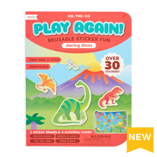 Ooly Play Again! Mini Activity Kit - Daring Dinos