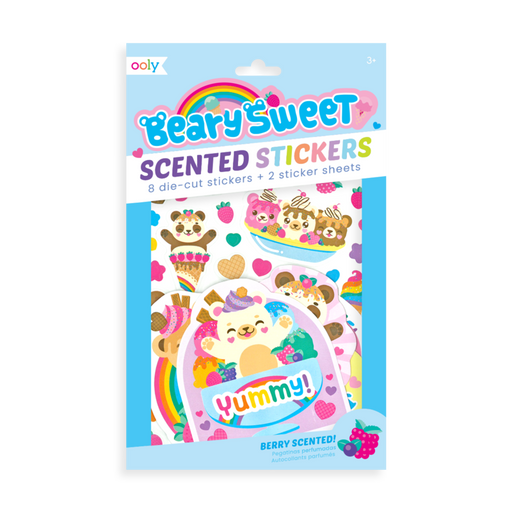 Ooly Scented Scratch Stickers-Beary Sweet