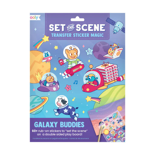 Ooly Set The Scene Transfer Stickers Magic - Galaxy Buddies