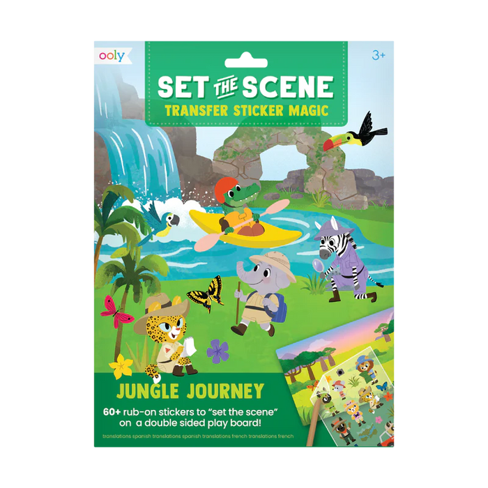 Ooly Set The Scene Transfer Stickers Magic - Jungle Journey