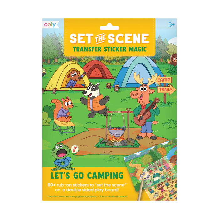 Ooly Set The Scene Transfer Stickers Magic - Let's Go Camping