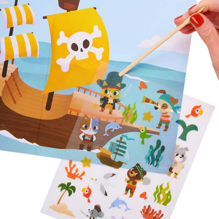 Ooly Set The Scene Transfer Stickers Magic - Ocean Adventure