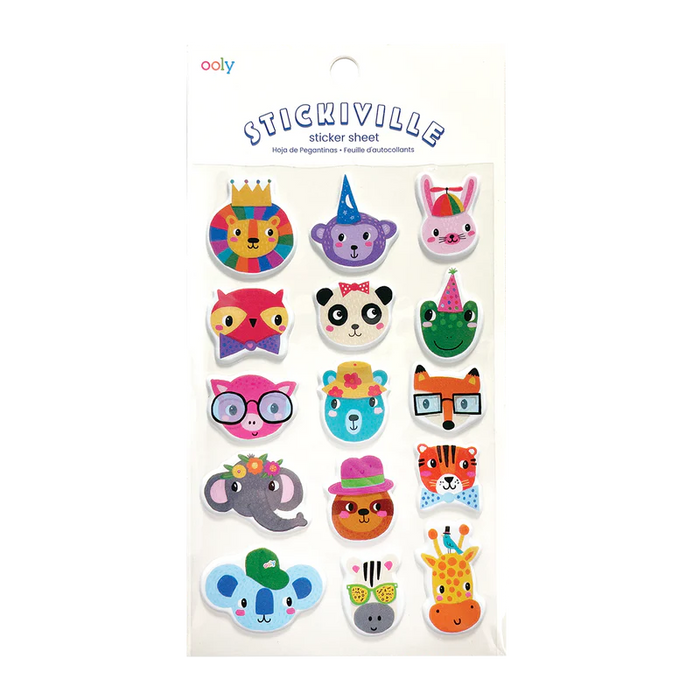 Ooly Stickiville Stickers - Party Animals