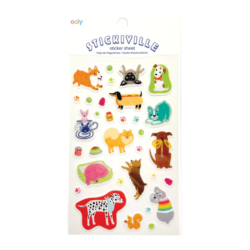 Ooly Stickiville Stickers - Quirky Dogs