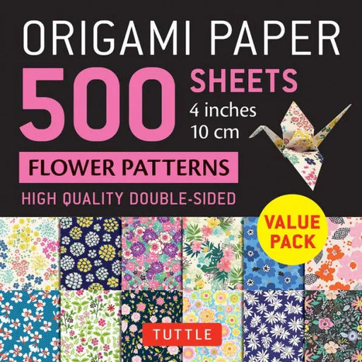 Origami Paper 4 x 500 Flowers Patterns