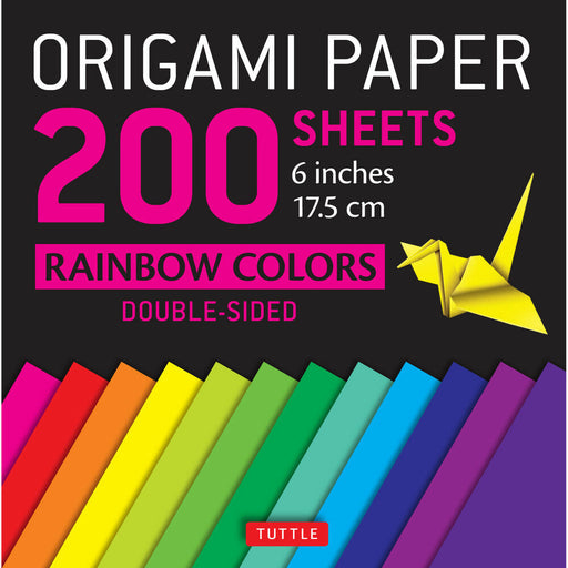 Origami Paper 6 x 200 Rainbow