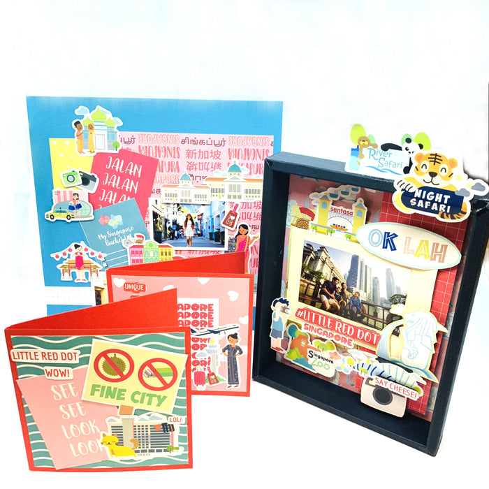 Papermarket SG Papercraft Kits 8 X 8 - Jalan Jalan