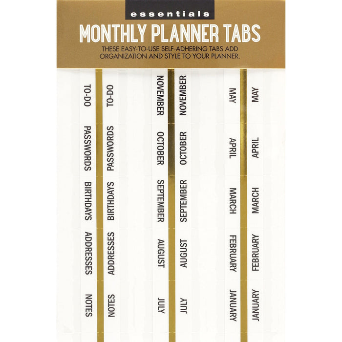 Planner Monthly Tabs