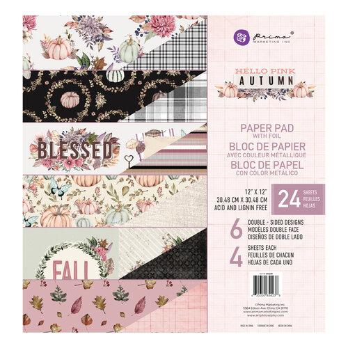 Prima Hello Pink Autumn Collection - 12 x 12 Paper Pad