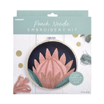 Punch Needle Kit - Protea