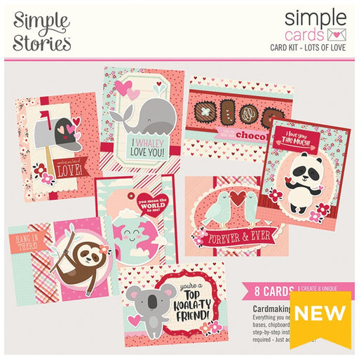 Simple Stories Sweet Talk Collection - Simple Cards Card Kit