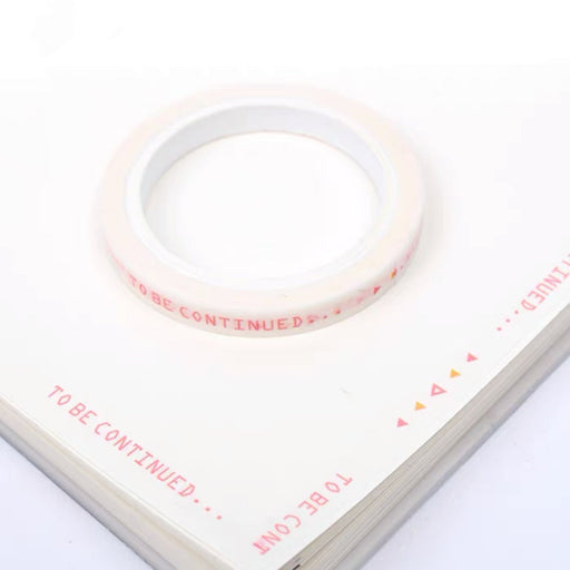 Slim Series Washi Tape - To Be Continued