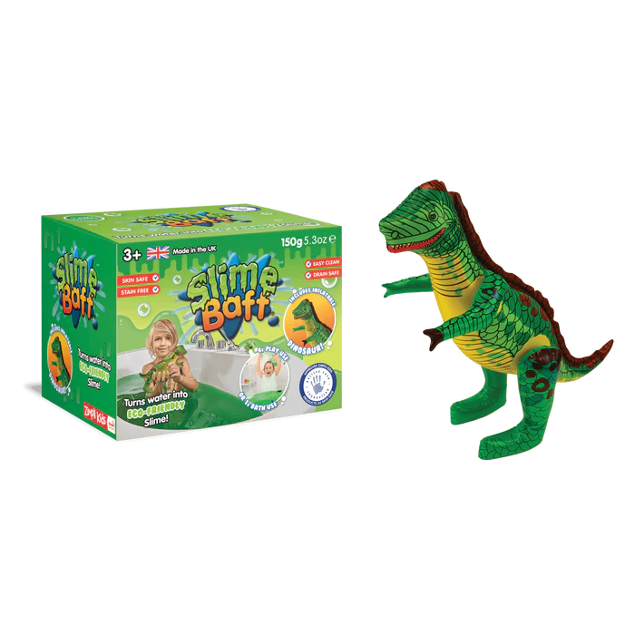 Slime Baff Green Inflatable Dino