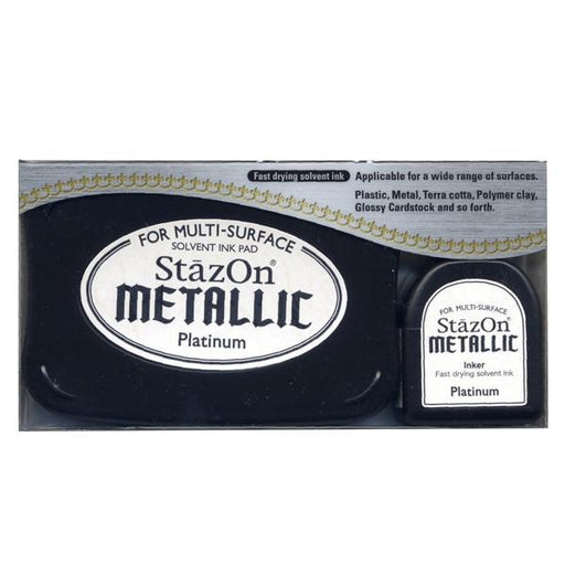 Stazon Metallic Ink Pad & Inker Pl