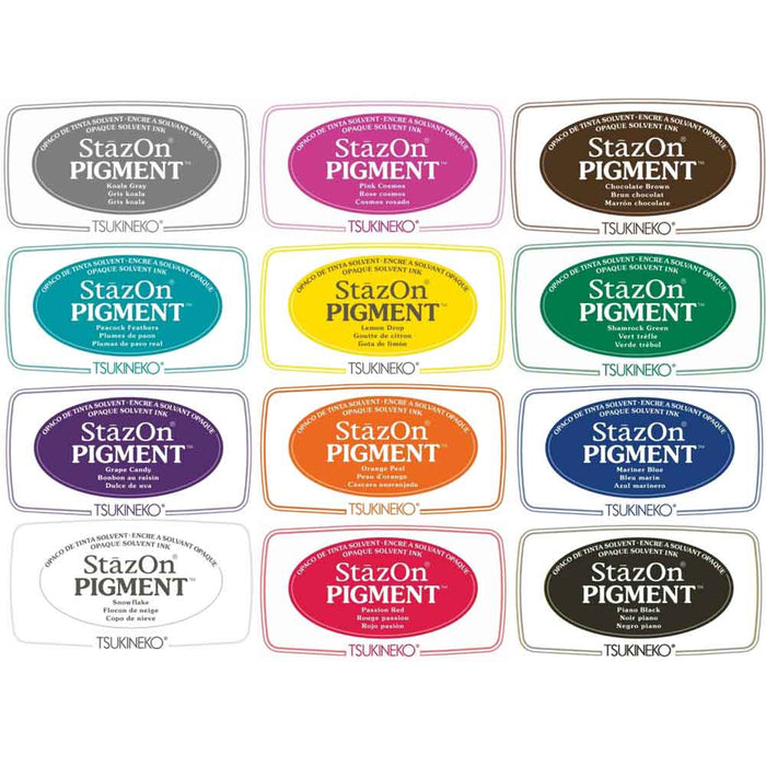 Stazon Pigment Ink Pad - Chocolate Brown