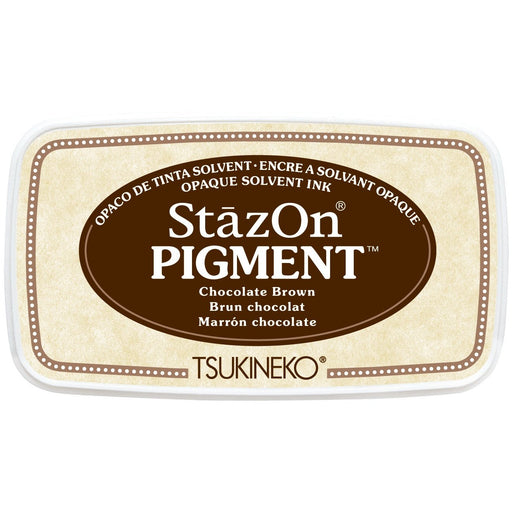 Stazon Pigment Ink Pad - Chocolate Brown