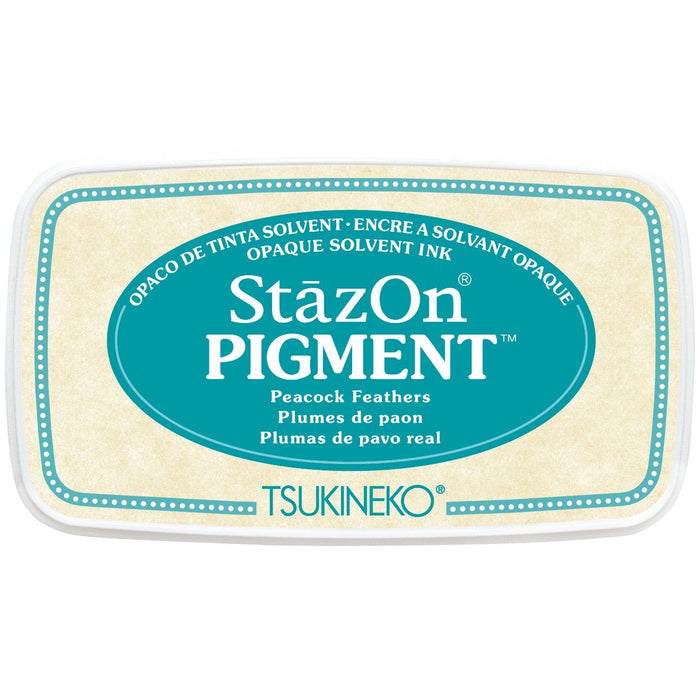 Stazon Pigment Ink Pad - Peacock Feather