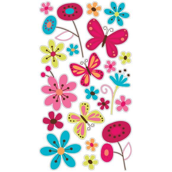 Sticko Stickers - Glitter Butterfly Garden