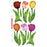 Sticko Vellum Stickers - Tulips