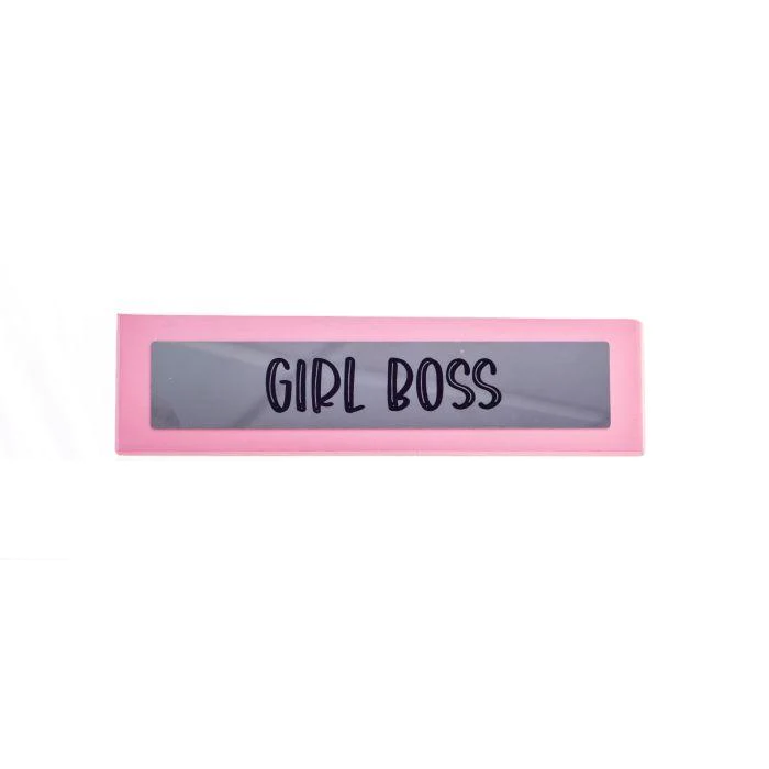 Wooden Desk Sign - Girl Boss