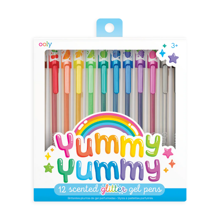 Yummy Yummy Scented Glitter Gel Pens 2.0 - Set of 12